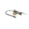 T&S Brass B-1141-04 Faucet with 6" Swivel Gooseneck & 4" Wrist Handles, 4" Center Deck Mount