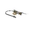 T&S Brass B-1141-04 Faucet with 6" Swivel Gooseneck & 4" Wrist Handles, 4" Center Deck Mount
