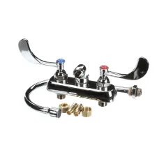 T&S Brass B-1146-04 WORKBOARD FAUCET, WALL MOUNT, 4 CENTERS, SWIVEL G