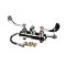 T&S Brass B-1146-04 WORKBOARD FAUCET, WALL MOUNT, 4 CENTERS, SWIVEL G