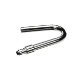 T&S Brass B-1424 Hook Nozzle, Quick Connect, Chrome Plated