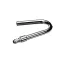 T&S Brass B-1424 Hook Nozzle, Quick Connect, Chrome Plated