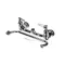 T&S Brass B-2342 Double Pantry Faucet, Wall Mount, 8" On Center, 10" Nozzle