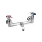 T&S Brass B-2480 SERVICE SINK FAUCET, GARDEN HOSE OUTLET, 4-ARM HAN
