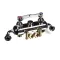 T&S Brass B-2491 WORKBOARD FAUCET, DECK MOUNT, 4 CENTERS, 8 SWING