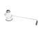 T&S Brass B-3940-XL Waste Drain Valve, Long Twist Handle, 3" x 2" & 1/1/2" Adapter, Flat Strainer