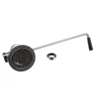 T&S Brass B-3942 Waste Drain Valve, Twist Handle, 3" x 2"