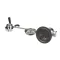 T&S Brass B-3950-SB Waste Drain Valve, Twist Handle, 3-1/2" x 2" x 1-1/2", With Strainer Basket