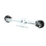 Pitco B3902110 Caster Set, 1 Locking/1 Non Locking, 10", Rigid