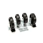 Pitco B3902701-C Caster Kit, 2 Swivel Plate w/Brake, 2 Rigid Plate w/o Brake, 6"