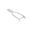 Pitco B7441101-C Handle Assembly, Screen