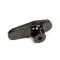 Damper Handle, Black, Plastic