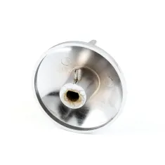 Knob, Metal, Chrome, .272&quot; D Shaft, BPHTG