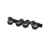 Caster Kit, Swivel Stem, 2 with Brake/2 without