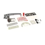 Handle Kit with Cylinder Lock &amp; Inside Release, 4&quot;, Walk-In