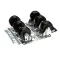 Glastender C-6X4 Caster, Swivel, 3 No Brake, 3 With Brake, Set of 6
