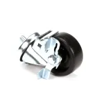 BKI C0433 Caster with Brake, Swivel, 3" Threaded Stem