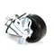 BKI C0433 Caster with Brake, Swivel, 3" Threaded Stem