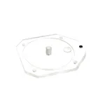 Frosty Factory C6521 Faceplate, 6", 1 Gallon, Barrel, Clear, Plastic
