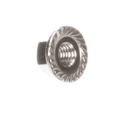 Cleveland C8017008 Hex Nut, Flanged, Serrated, M3, Stainless Steel
