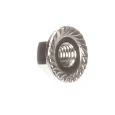 Cleveland C8017008 Hex Nut, Flanged, Serrated, M3, Stainless Steel