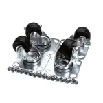 Traulsen CK11 CASTER KIT - FOUR 3.625IN PLAT
