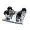 Traulsen CK11 CASTER KIT - FOUR 3.625IN PLAT