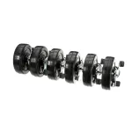 Traulsen CK21 Caster Set, 6", Swivel Stem, with Brake, Set of 6