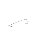 Garland CK2426202 Tubing, 3/16", Oven Valve to Compression Union