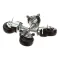 Traulsen CK28 Caster Kit, 2.5", with Brake, Stem, Set of 4
