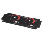 OVERLAY, CONTROL BOX, SS, 2 HO