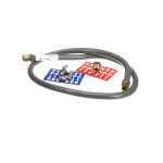 Dormont CMB37BP60 COMBI-OVEN CONNECTOR, 3/8 DIA., 60 L, 3/4 HOSE