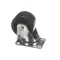 Caster with Brake, Swivel Plate, 3&quot; Wheel