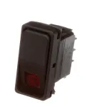 Switch, Rocker, DPDT, Light Red, 250V
