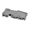 Terminal Block Section, Triple, Gray, 1000V, 16MM