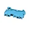Terminal Block Section, 4MM, Blue, Convotherm