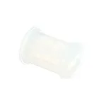 Gasket, Double Lip Piston, Trans, White