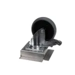 CASTER, 5&quot;, W BRAKE,  -- ALL MCB &amp; PF'S (WITH MOUNTING PLATE)
