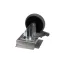 CASTER, 5&quot;, W BRAKE,  -- ALL MCB &amp; PF'S (WITH MOUNTING PLATE)