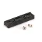 BKI DG0012 Door Guide With Screws, Black Rectangular