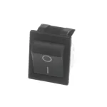 Rocker Switch, Power On/Off, 4 Terminal, Black, 807