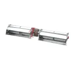 H&K International E-6-001-1-2-BK Blower/Motor Assembly, Double, 208/240 Volt, 50/60HZ, 1250RPM