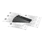 Le-Jo EGT203C Heavy Duty Replacement Blades, Griddle Tamer, Pack of 48