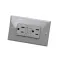 Avtec EL REC6599 RECEPTACLE W/COVER, GRAY, #5-1