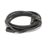 Randell EL WIR0602 Power Cord, IEC230, 10 Amp, Female to 5-15P with 90 Degree Plug on Side, 16-3
