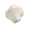 Frosty Factory F0262 Faceplate Knob, White