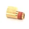 Cleveland FK05235 Street Elbow with Thread Lock, 90 Degree, 1/4", Brass