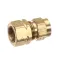 Cleveland FK06246 Fitting, 3/8" Tube x 1/8" FPT, Brass