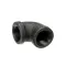 Hobart FP-013-22 Elbow, 90 Degree, 3/4" Internal Thread, Black Iron