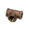 Vulcan Hart FP-019-21 Tee, 1/2" x 1/2" x 1/2", Brass
